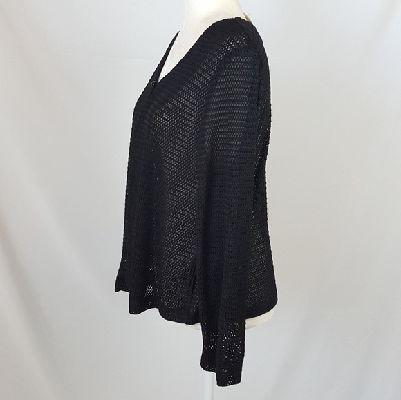 Fitting Image -‎ Open Weave Cardigan - Picture 3 of 5